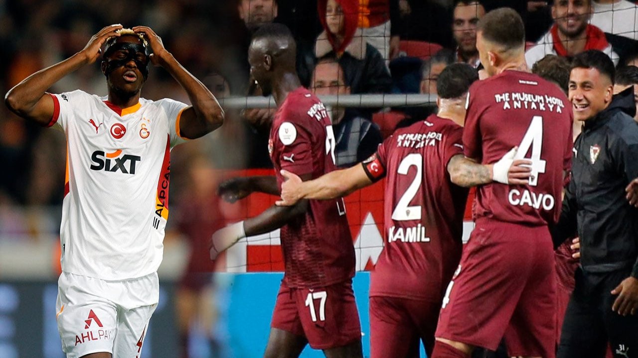 Galatasaray, Hatayspor karşısında zor anlar yaşadı; Yabancı VAR kararı maça damga vurdu! 4 497196