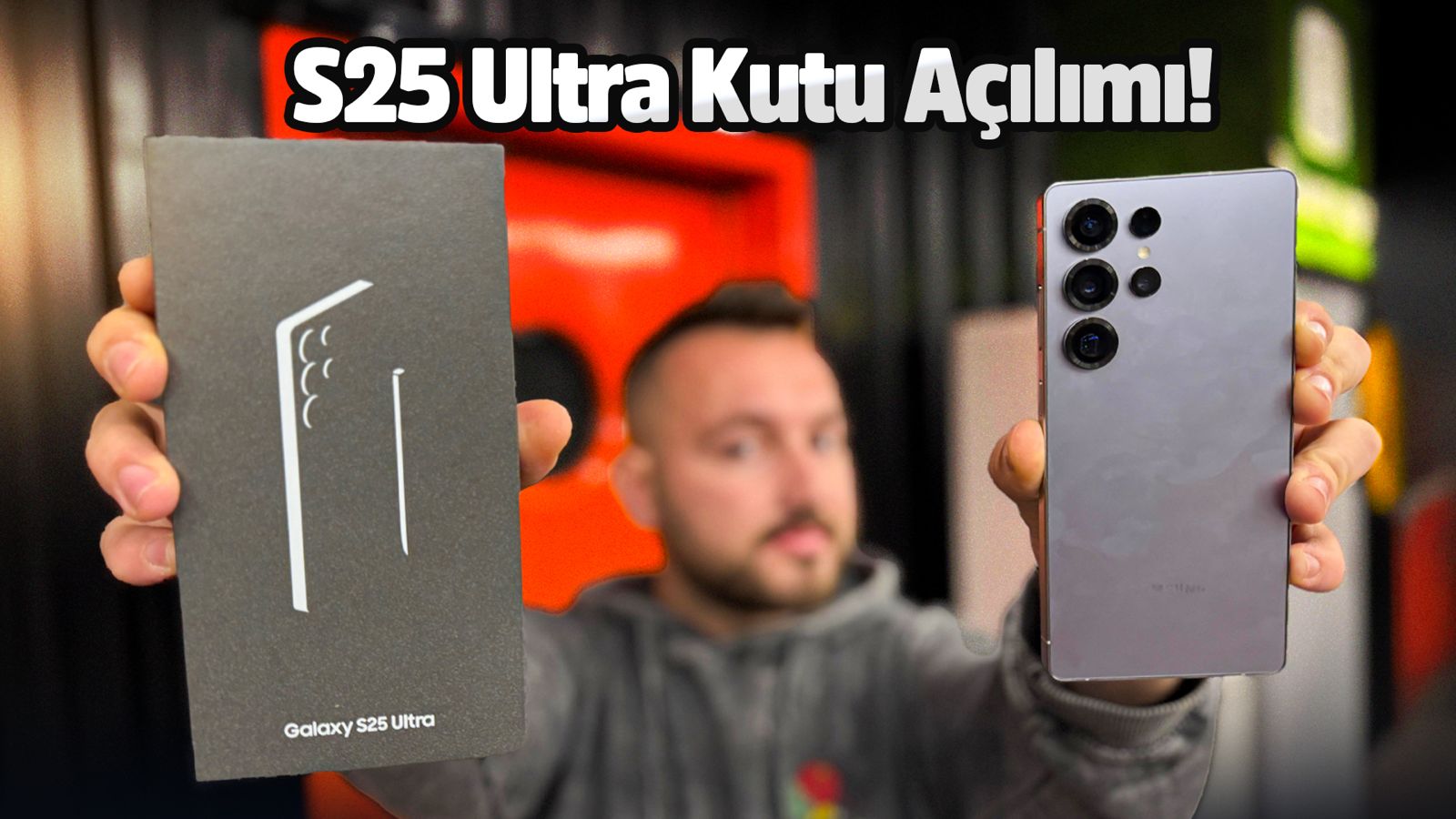 Galaxy S25 Ultra kutu acilimi