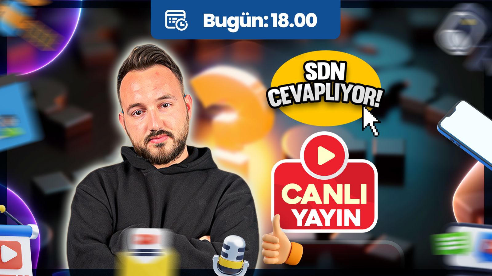 SDN Cevaplıyor canlı yayını bu akşam sizlerle! 12 SDN Cevapliyor canli yayini bu aksam sizlerle