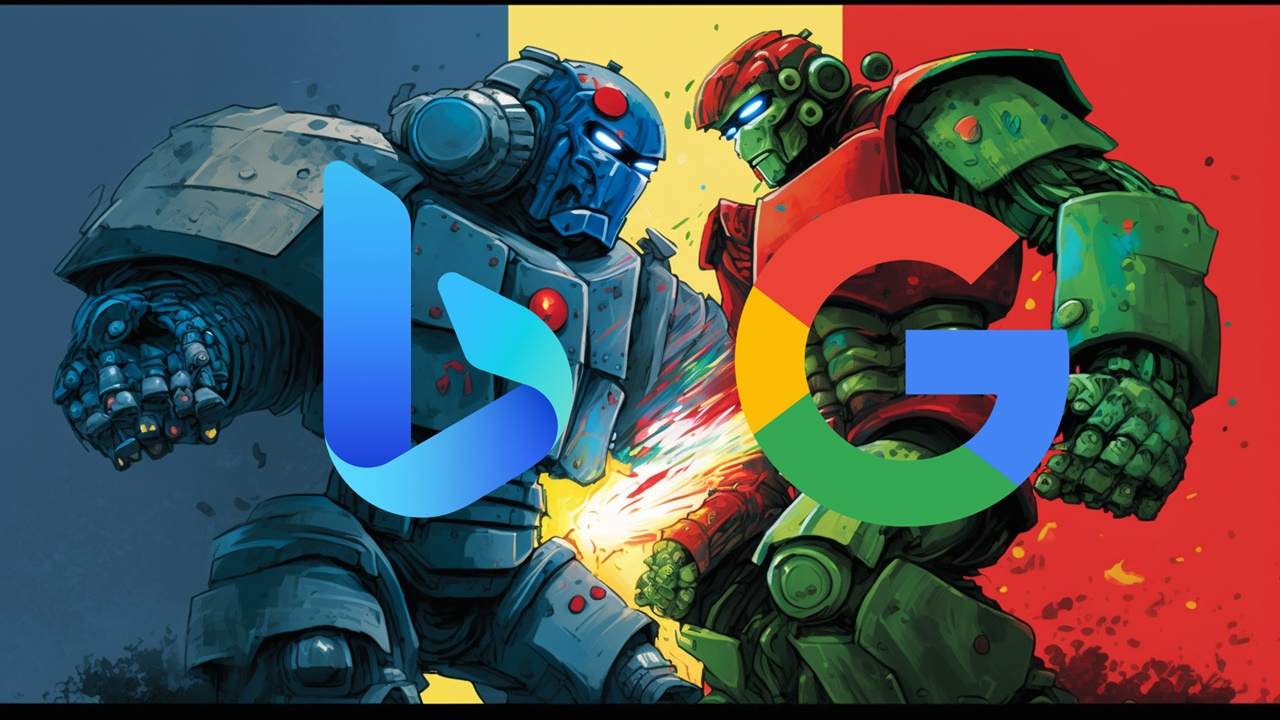 Bing ve Google arasında tasarım kavgası! 1 google bard microsoft bing reklami