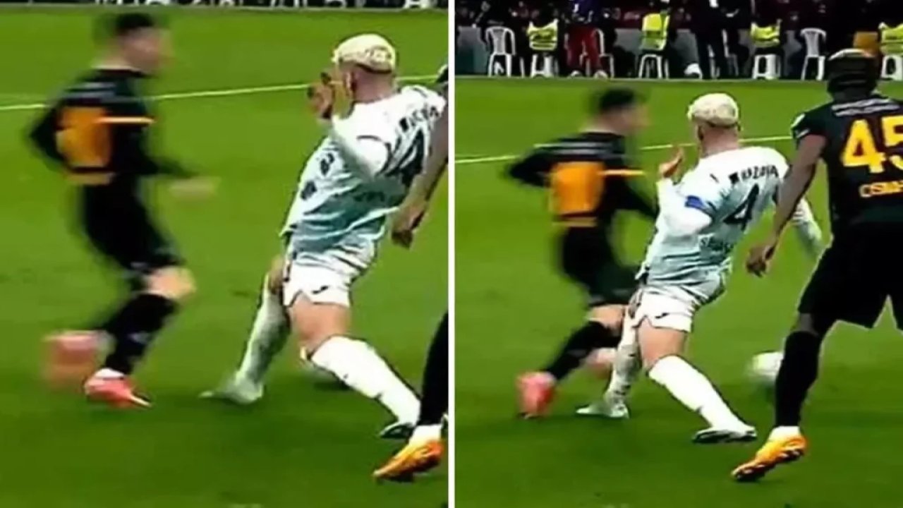 Tartışmalı penaltı pozisyonunda ihale VAR'a kaldı 32 499858