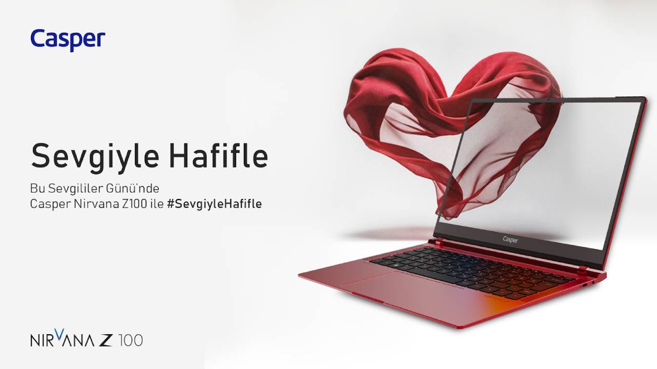 Casper Nirvana Z100 için sevgililer gününe özel renk! 2 99 1
