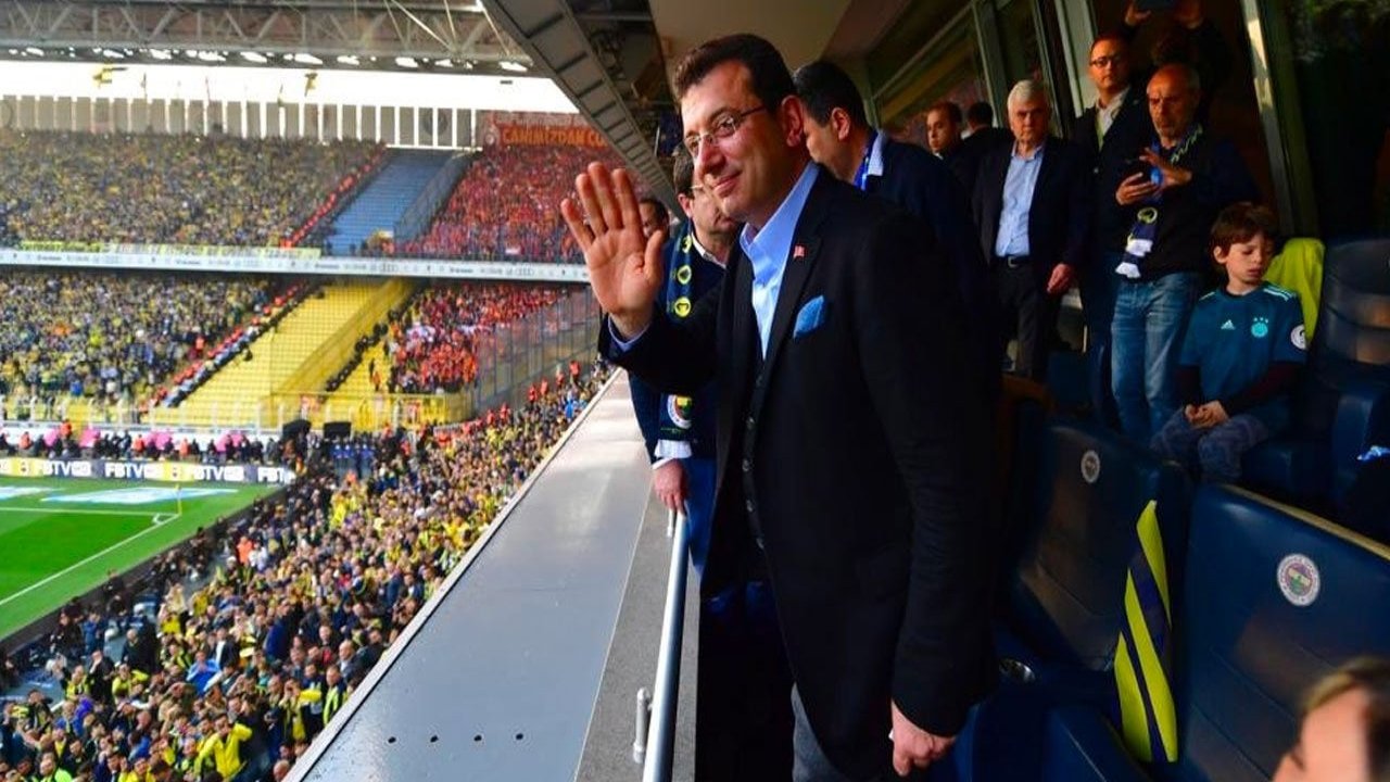 Fenerbahçe taraftarları İmamoğlu'na destek verdi: Stadyumu resmen inlettiler! 10 508691