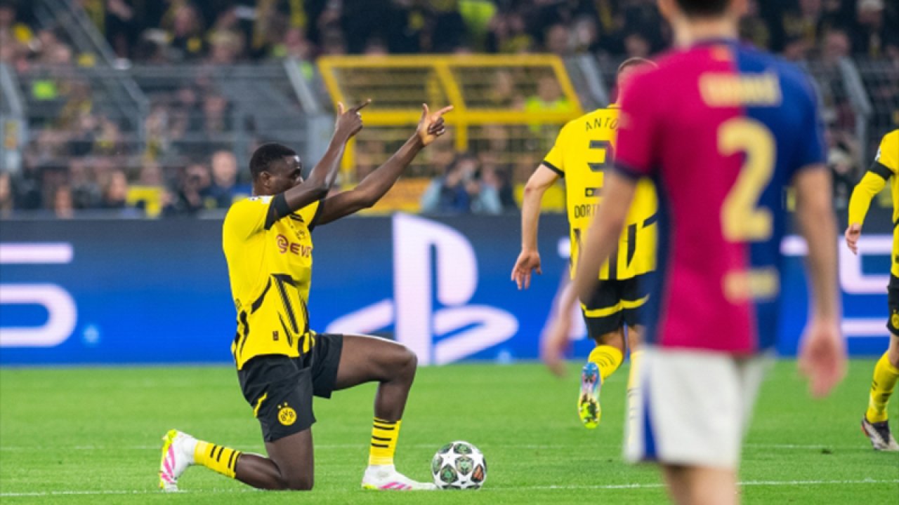 Guirassy'nin hat-trick'i Dortmund'a yetmedi, Barcelona yarı finale adını yazdırdı 2 511144