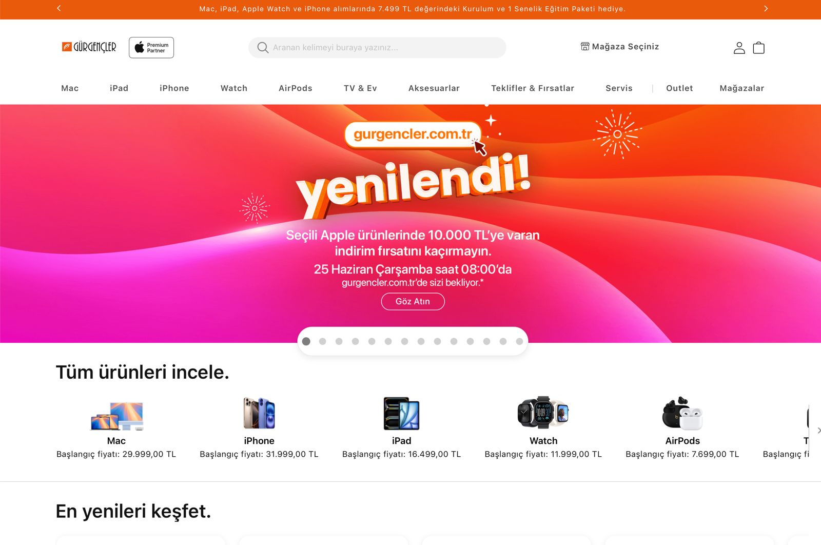 Gürgençler’den yenilenen web sitesi açılışına özel Apple ürünlerinde fırsatlar! 11 WhatsApp Image 2025 06 24 at 17.57.52