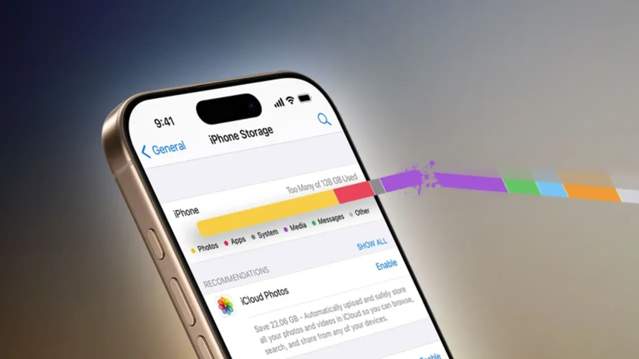 iOS 26, yetersiz depolama alanı sorununu çözüyor! 11 ios 26 depolama.webp