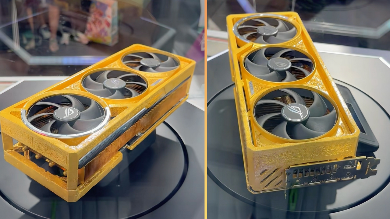 RTX 5090 ROG Astral Real Gold Ed