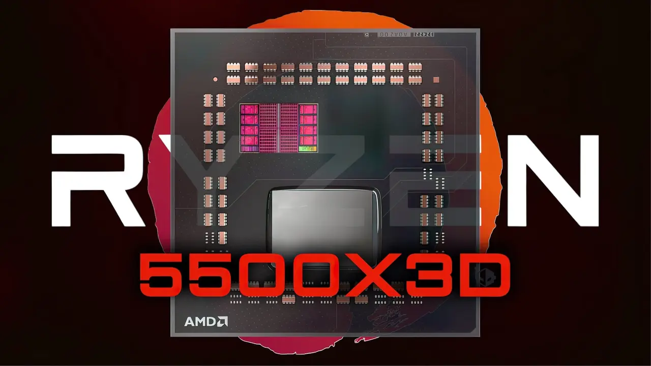 AMD Ryzen 5 5500X3D teste girdi: İşte sonuç 2 1756085696 Ryzen 5 5500X3D 1.webp