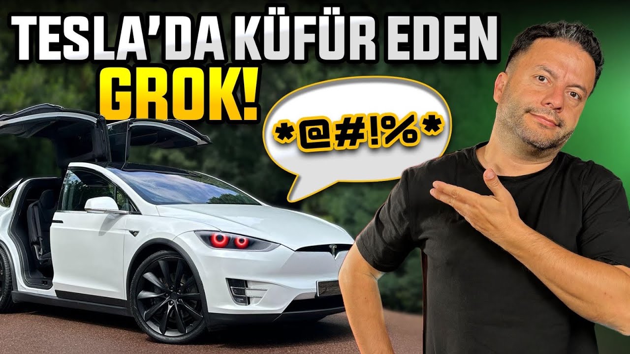 Grok küfür etmeye devam ediyor! - Tesla’da Grok deneyimi! 14 Grok Tesla Hakki