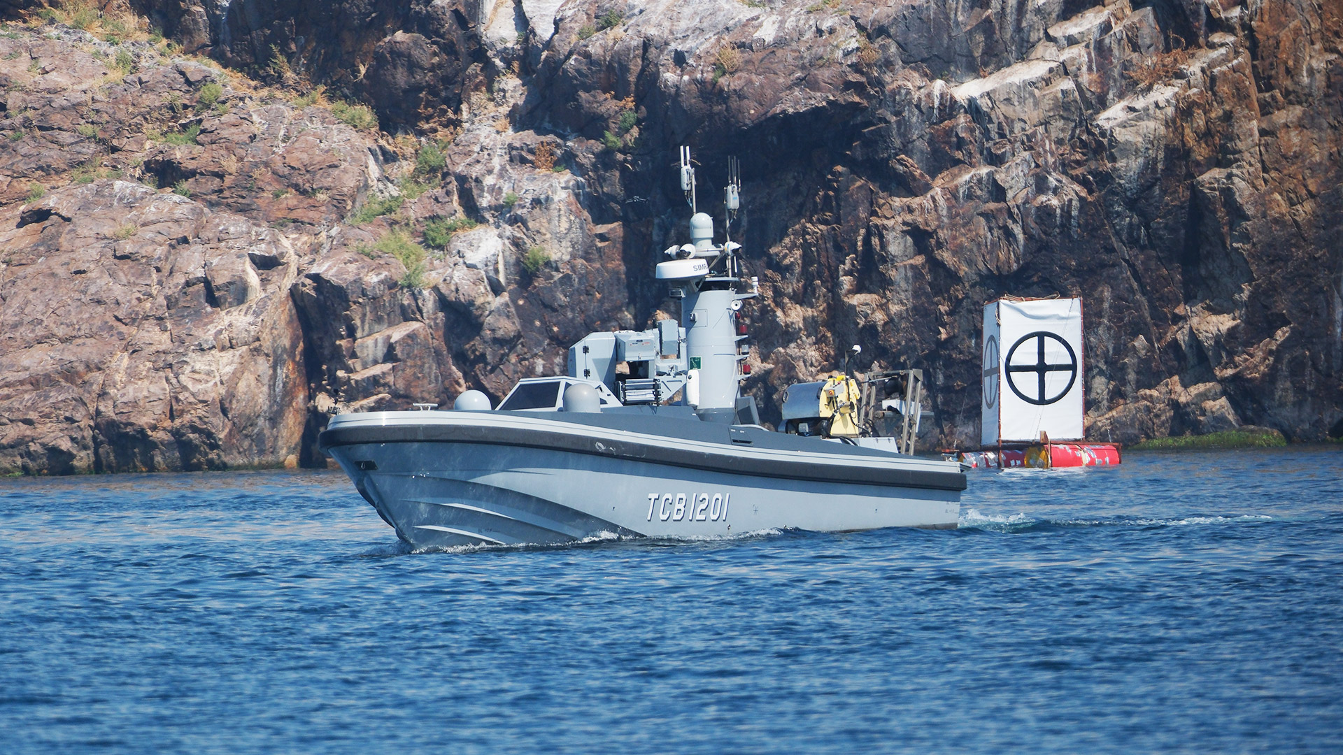 Sancar Silahlı İnsansız Deniz Aracı büyük bir başarıya imza attı 16 sancar firing test 4