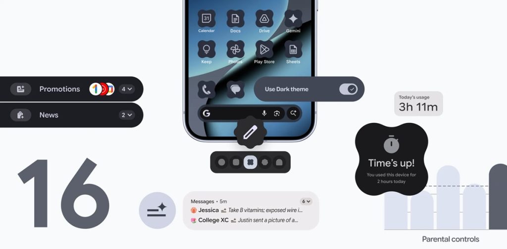 Android 16 özellikleri: Yeni güncelleme neler sunuyor? 28 Android 16 New Features Dec 2025 1024x503 2
