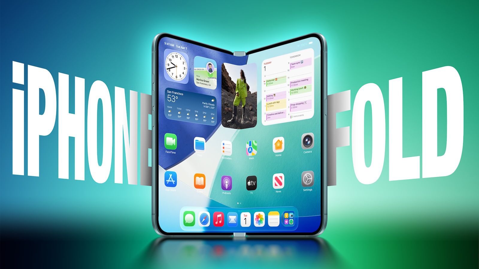 iphone fold text 1