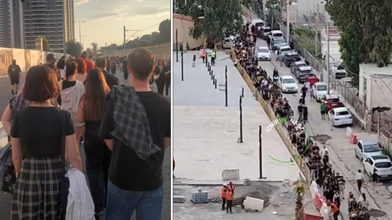 Konser Alanında Uzayan Kuyruklar Trafiği Kilitledi! 4 560378