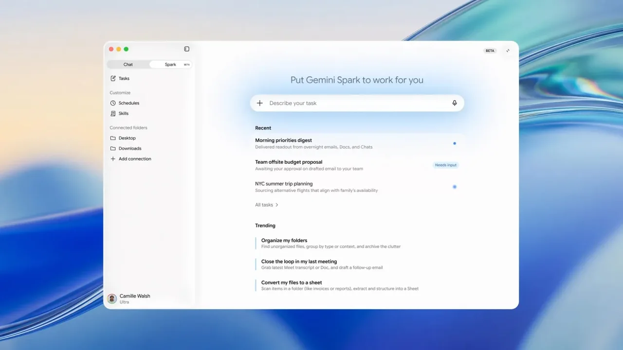 gemini spark icin workspace odakli yeni ozellikler geldi.webp