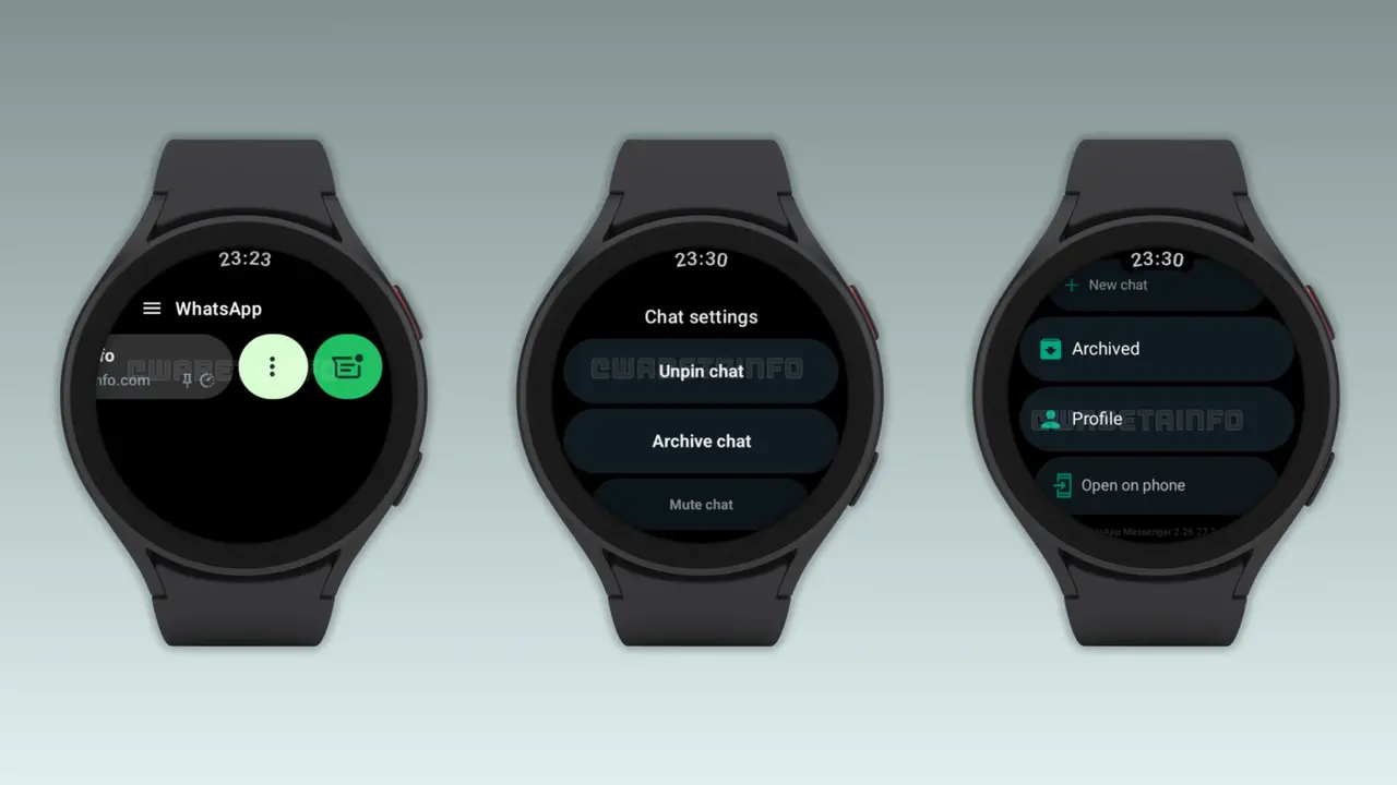 WhatsApp Akıllı Saatlerde Artık Daha Yetenekli 4 whatsapp wear os icin yeni sohbet yonetim ozelliklerini duyurdu.webp